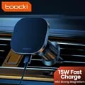 Toocki Advanced Magnetic Car Wireless Charger with 15W Fast Charging Technology, Air Outlet Mount Design, Secure Hold and Adjustable Angle - Universal Compatibility for iPhone 15, 14, 13, 12 Pro Max - Hands-Free Navigation and Calls, Stay Connected On-The-Go