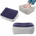 Adjustable Inflatable PVC Footrest Pillow for Comfortable Support, Circulation Improvement, and Fatigue Reduction - Compact, Portable, and Durable Leg Pillow for Travel, Office, and Home Use - Easy to Clean and Customize Height for Ultimate Relaxation