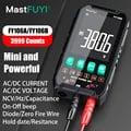 MASTFUYI Mini Digital Multimeter - High Precision Measurement Tool for DC/AC Voltage, Resistance, Frequency, and NCV Detection - Auto-Ranging, Backlit LCD Display, Durable Construction, Portable Design - Ideal for Electricians, DIY Enthusiasts, and Automotive Diagnostics - User-Friendly Interface for Easy Operation and Reliable Performance