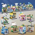 Realistic City Street View Building Blocks Toy Set for Kids - Hands-on Ability Improvement, Interactive Play Experience, Durable and Safe Construction - Educational Toy for Boys and Girls, Includes Buildings, Vehicles, and Road Signs, Promotes Cognitive Development and Problem-Solving Skills