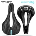 RYET 3D Printed Bike Carbon Saddle - Lightweight & Durable Ergonomic Design for Racing & Performance - 140mm/142mm Width with EVA Padding - Precision Crafted for Road & Mountain Biking - Easy Install & Compatible with Most Bikes