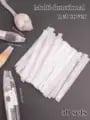 Rose Gauze Makeup Brush Protective Mesh Set - 50 Pieces of Flower Design Mesh for Brush Protection, Shape Maintenance, and Travel Convenience - Soft, Gentle, and Elegant Mesh Covers for Makeup Brushes - Prolong Brush Lifespan and Ensure Flawless Application Every Time