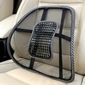 Ergonomic Car Seat Chair Back Cushion with Massage Function, Adjustable Straps, Supportive Padding - Ideal for Home, Office, and Travel - Promotes Good Posture, Relieves Lower Back Pain, Lightweight and Portable