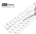 3Pcs White Keyboard Stickers for Russia, Korean, Arabic, Spanish Keyboards - Durable and Easy-to-Apply Language Replacement Stickers - Enhance Visibility and Customize Your Keyboard - Versatile and Long-Lasting Stickers for Efficient Typing and Communication
