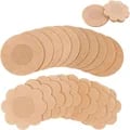 100-Pack Invisible Nipple Stickers for Women - Non-Woven Chest Pasties with Secure Adhesive, Breathable and Waterproof Breast Patches for Parties, Weddings, and Everyday Wear - Disposable and Comfortable Bra-less Nipple Cover Stickers