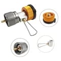 Durable Multi-Functional Adapter Set for Camping Stoves - Butane Canister & Propane Refill Adapters - Easy to Use & Portable - High-Quality Materials - Compatible with EN417 Lindal Valve - Versatile & Convenient Outdoor Cooking Equipment