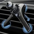 Universal Car Phone Holder Clips with 17mm Ball Head Design for Air Vent Systems, Easy Installation, Secure Grip, 360-Degree Rotation, Compact and Portable - Compatible with Most Mobile Phones, Hassle-Free Mounting Solution for Safe and Convenient Driving Experience