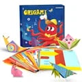Montessori Educational Origami Toy Kit for Kids - 108 Pages of Cartoon Animal Designs for Fine Motor Skills, Creativity, and Concentration - Interactive Handcraft Activity Promoting Cognitive Development and Problem-Solving - Creative Paper Art Set Ideal Gift for Children - Parent-Child Bonding Activity Included