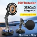 Advanced Magnetic Car Wireless Charger Stand for iPhone 15/14/13/12 - Fast Charging Station with 360-Degree Rotation Phone Holder Bracket - Sturdy and Durable Universal Car Mount for Safe Driving Experience