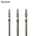 HYTOOS Column Diamond Burr Nail Drill Bits Set - Premium Quality Russian Cuticle Bit Design for Precision Manicure, Versatile Electric Rotary Accessories for Nail Shaping, Polishing, and Cleaning - Smooth Operation, Easy to Use, Complete Nail Care Set for Professional Results at Home or Salon