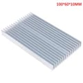 High-Quality Aluminum DIY Cooler Heatsink Grille Shape Radiator for ICs, LEDs, Power Transistors - Efficient Heat Sink Design, Compact Size, Easy Installation - Versatile for Computers, Amplifiers, LED Lights - Excellent Heat Dissipation, Sturdy & Lightweight Material