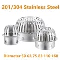 Durable Stainless Steel Large Displacement Floor Drain for Balconies - Anti-Blocking Technology, Weather-Resistant Outdoor Drainage Solution with Easy Installation and Maintenance