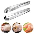 Professional Grade 1pcs 430 Stainless Steel Fish Bone Tweezers - Precision Design for Easy Bone Removal, Multi-functional Kitchen Tool for Chefs and Home Cooks, Rust-Resistant and Durable Material, Ergonomic Grip, Easy to Clean - Essential Gadget for Fish Preparation and Cooking