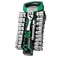 72-Drive Socket Set with 1/4", 3/8", and 1/2" Ratchet Wrench Sockets for Car Repair - Durable and Versatile Automotive Tool Kit for Mechanics - Precision Engineered for Secure Fit and Smooth Operation - Ergonomic Design for Comfort - Convenient Storage Case Included