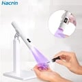 Portable Professional UV LED Nail Lamp with Stand - Fast Drying Mini UV Light for Gel Nail Polish - Lightweight and Travel-Friendly - Multiple Timer Settings for Salon-Quality Results at Home