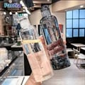 500ml Elegant Design Leakproof Water Bottle with Time Scale - Stay Hydrated Daily, Lightweight & Portable - Ideal for Fitness & Outdoor Adventures