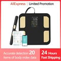 Smart Body Composition Scale with Advanced Bioimpedance Technology, Bluetooth Connectivity, Sleek Design, Easy-to-Read Display, and Multiple User Profiles - Accurately Measure Body Fat Percentage, Muscle Mass, Water Weight, and Overall Weight for Personalized Fitness Tracking and Goal Setting