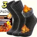 Women's Thermal Insulated Cotton Boot Socks for Cold Winter Days - Soft, Cozy, and Durable Outdoor Wear - Classic Design with Big Girl Fit for All-Day Comfort and Warmth