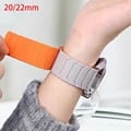 Premium Silicone Magnetic Band for Samsung Galaxy Watch & Huawei Watch GT - 22mm 20mm Adjustable Strap with Strong Magnetic Closure, Sweat-Resistant & Waterproof, Stylish Colors, Comfortable Fit for Sports & Daily Wear