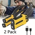 Adjustable Brightness LED Neck Reading Light 2 Pack | Rechargeable Hands-Free Work Light for Reading, Knitting, Camping, Repairing | Portable Lightweight Design | Long-Lasting Illumination | Versatile Multi-Purpose Tool with Two Brightness Levels