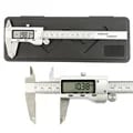 High-Precision 6 Inch 150mm Digital Vernier Caliper with Depth Measurement and Storage Case - Durable Stainless Steel Construction, Accurate to 0.01mm - Multi-Functional Micrometer Tool for Precision Measurements, Inside/Outside Dimensions - Easy-to-Read Digital Display, Ideal for Various Applications