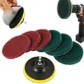 Ultimate Car Electric Drill Brush Kit - Powerful Cleaning Tool with Multiple Brush Heads and Polishing Pads for Versatile Usage on Bathroom Tiles, Floors, and Hard-to-Reach Areas - Easy-to-Use Household Cleaning Tool for Effortless Dirt and Stain Removal - Durable and Long-Lasting Kit for Compact and Portable Cleaning Solution