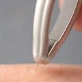 Premium Round Head Tweezers for Precision Hair Removal, Short Hair Plucking, and Beard Grooming - Seamless Clips for Painless Experience, Durable Stainless Steel Material, Ergonomic Design for Comfort and Control