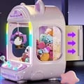 DIY Automatic Doll Machine - Coin-Operated Mini Claw Catch Toy Crane Game with Music Doll Inside | Interactive Sound Effects, Educational Benefits for Kids | Perfect Christmas Gift, Durable & Safe Design for Hours of Fun