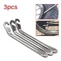 Durable Stainless Steel 3PCS Bicycle Tyre Lever Tube Remover Tool - Effortless Tire Removal, Compact & Portable, Versatile for MTB and Road Cycling, Ergonomic Design for Easy Handling - High-Quality Rust-Resistant Crowbar Tool for Quick and Efficient Tire Changes