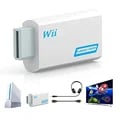 Wii to HDMI-Compatible Converter for Enhanced Gaming Experience - Upscale to Full HD 1080p, Plug-and-Play Design, Crystal-Clear Audio, Supports Multiple Devices - Perfect for Wii Consoles, PCs, HDTVs, Monitors - Durable, Compact, Immersive Sound, High-Quality Video Output