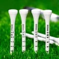 PGM 50pcs Durable Wooden Golf Seats - Enhanced Stability for Perfect Tee Level, Improved Accuracy, and Easy Setup on Course - High-Quality Construction for Long-Lasting Performance and Consistency in Shots