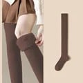 Luxurious Cashmere Over-Knee Tall Socks - Plush Lined Winter Hosiery Leg Covers for Ultimate Warmth and Style - Bestseller Design for Cozy and Fashionable Outfits - Perfect for Cold Days and Nights - Versatile and Stylish Accessories for Boots or Lounging at Home