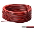 20m 2PIN Electrical Wire with Tinned Copper and PVC Insulation for LED Strip Light Extension - Red and Black Colors, Flexible and Easy to Use, Wide Application, Long Length for Large-scale Installations