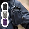 Durable Dyneema Water Bottle Holder Bag with Phone Pocket, Waterproof 420D Nylon, Quick-Adjust Strap - Ideal for Cycling, Hiking, Camping - Outdoor Adventure Essential for Strength, Durability, and Convenience