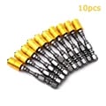 10-Piece Phillips PH2 Screwdriver Bits Set with S2 Alloy Steel, 1/4 Inch Hex Shank, Magnetic Ring - Durable and Long-Lasting Tools for Electric Screwdrivers and Drills - Prevent Stripping and Securely Hold Screws - Ideal for Tight Spaces and Quick Replacements