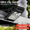 Advanced Solar Clip Lamp with Intelligent Sensing Technology, Adjustable Lighting Modes, and Weatherproof Design for Outdoor Illumination - Easy Installation and Prolonged Performance in Any Weather Condition