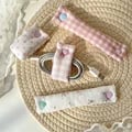 1PC Floral Cable Tie - Cute and Trendy Floral Pattern Cloth Cord Organizer for Earphone and Data Cables - Durable and Reusable Wire Straps for Efficient Cable Management - Velcro Closure for Secure Fit - Versatile Usage for Earphones, Chargers, USB Cables - Practical and Stylish Electronics Accessory