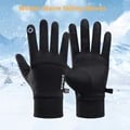 Warm and Waterproof Full Finger Gloves with Touch Screen Compatibility - Ideal for Cycling, Running, Skiing, and More - Insulated Fleece Lining, Waterproof Material, Durable Construction - Stay Connected and Protected in Cold Weather Outdoor Activities