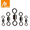 50PCS Stainless Steel Fishing Swivel Set - Smooth Rolling Ball Bearing Design for Saltwater Fishing - Versatile Sizes for Various Techniques - Durable Construction with Ergonomic Features - Bulk Quantity for Convenience and Spare Replacements