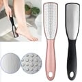 Professional Stainless Steel Dual-Sided Pedicure Tool with Heel Scratcher and Callus Brush for Effective Foot Care - Ergonomic Handle for Precision Control - Compact and Portable Foot Sharpening Artifact for Salon-Like Results at Home