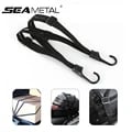 SEAMETAL Motorcycle Elastic Rope Helmet Fixed Strap - Durable & Adjustable 60cm/90cm Length - Easy Installation Universal Compatibility - Enhanced Safety for Secure Helmet Hold While Riding
