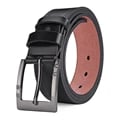 Premium Genuine Leather Cowboy Waistband Belt with Stylish Buckle Design for Casual and Business Wear - High-Quality Cowskin Belt by Top Fashion Designers for a Sophisticated and Luxurious Look in 2024 and Beyond