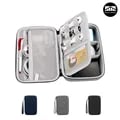 Spacious Travel Electronics Accessories Organizer with Durable EVA Duricrust Construction, Large Capacity, Portable Design, Efficient Organization, and Versatile Use - Ideal for Tablets, Hard Disks, Cables, Chargers, Cosmetics, Toiletries, Stationery, and Small Tools - Perfect for Business Trips and Vacations