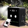 WiFi Controlled Rainforest Sprayer Kit with Automatic Mist System, Programmable Timer, and Irrigation Timer for Reptile Habitat or Tropical Plant Growth - Remote Control Misting System for Optimal Humidity Levels and Easy Installation