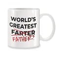 Best Farter Ever Father's Day Mug - Premium Ceramic Novelty Gift for Dad from Son Daughter Kids - 11 oz White Coffee Cup with Humorous Message - Microwave and Dishwasher Safe - Sentimental Keepsake for Special Occasions