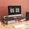 Adjustable Height Monitor Raised Shelf Stand for Office and Home Use - Sturdy Construction with Efficient Organization and Sleek Design - Choose from 30cm, 40cm, or 50cm Heights - Ideal for Ergonomic Workspace Customization and Productivity Boost