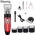 Professional Rechargeable Pet Grooming Clippers Set for Dogs and Cats - Precision Cutting Machine with Quiet Operation and Ergonomic Design - Durable and Reliable Pet Shaver for Home Grooming Sessions