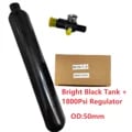 Durable 0.38L Aluminum Diving Tank Bottle with M18*1.5 Inlet Thread and 20Mpa 4500psi Regulator - Compatible with Diving Cylinders for Deep-Sea Adventures and Extended Dives - Essential Dive Gear for Reliable Underwater Exploration