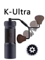 1Zpresso KUltra Manual Coffee Grinder with Premium 48mm Stainless Steel Burr - Portable and Compact Design for Travel, Camping, Home Use - Adjustable Precision Grinding Settings for Espresso, Pour-Over, French Press - Ergonomic Crank Handle for Effortless Grinding - Easy to Clean and Maintain