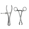 Premium Stainless Steel Toothed Phalanges Reduction Forceps - Autoclavable Bone Holding Instrument for Veterinary Orthopedic Surgeries - Ergonomic Handle, Secure Grip, Durable Construction - Single Piece for Precision and Comfort